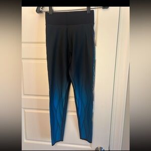 Black and Blue Leggings